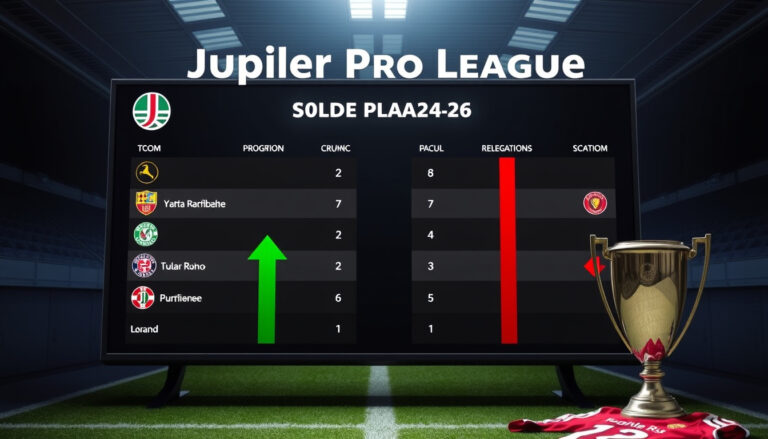 Classement Jupiler Pro League 2025-26: ascensos, descensos y más